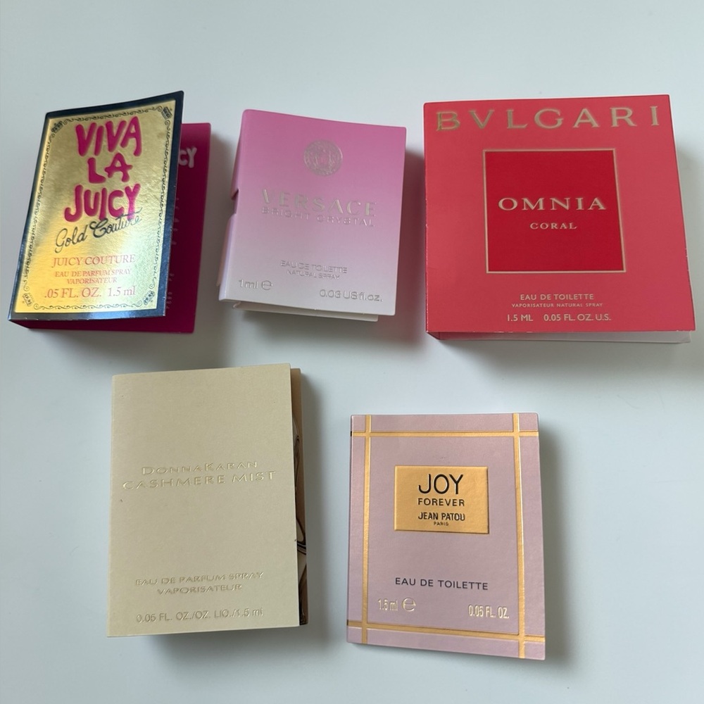 Five Designer Perfume Samples - image 1